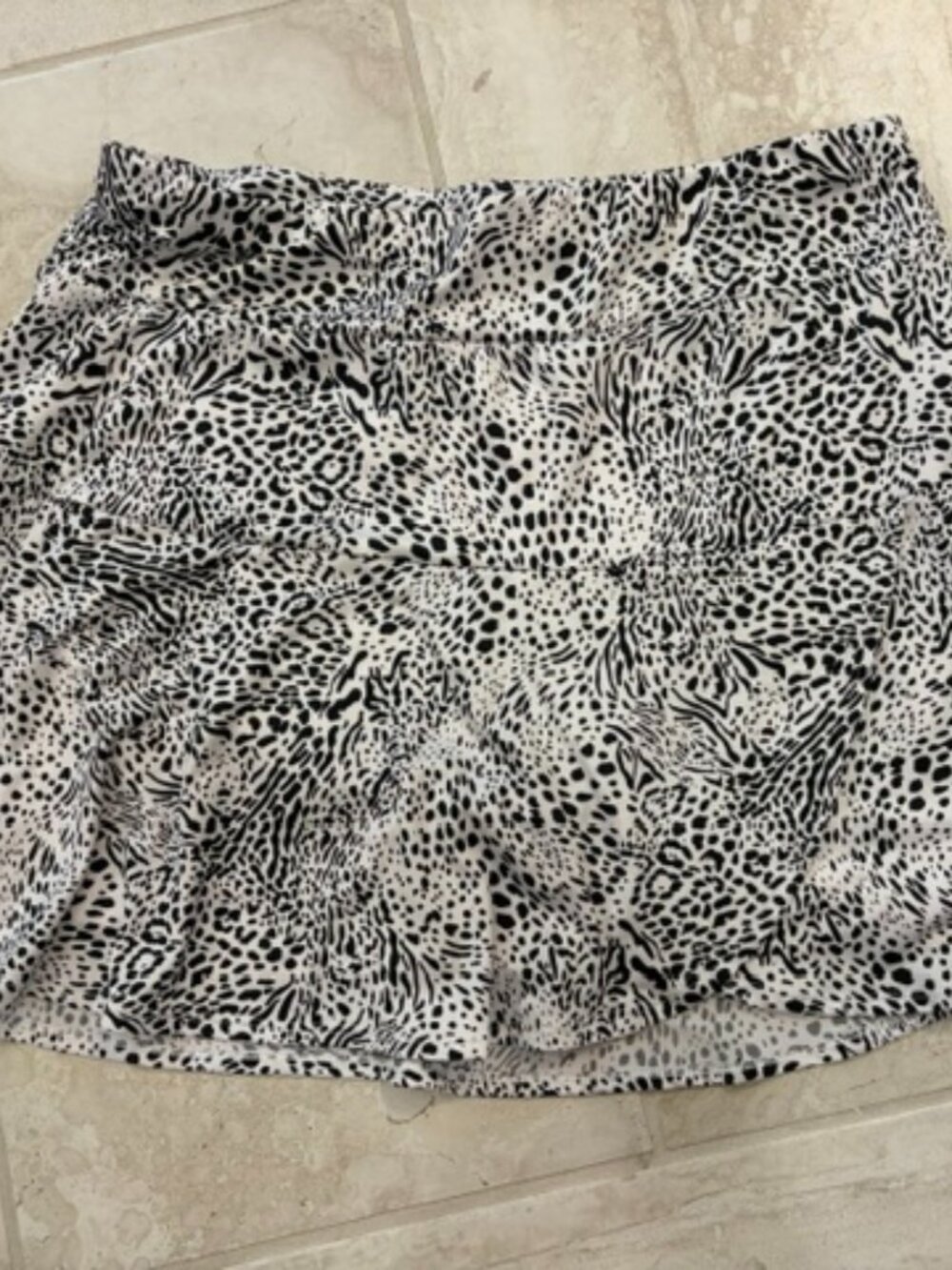Emerald 18 Leopard Print Women's Athletic Skort Sz XL Activewear Workout Sporty - Picture 2 of 9
